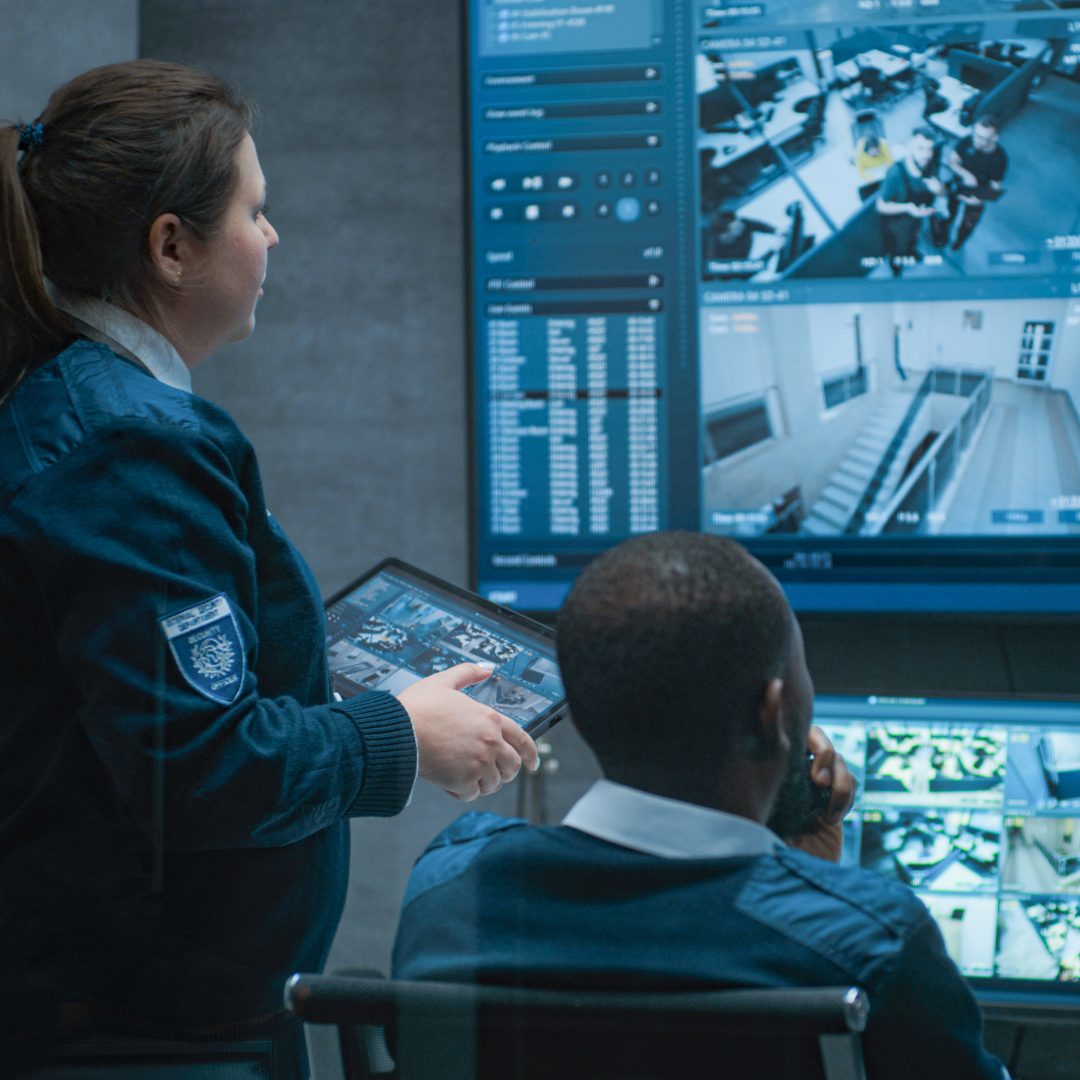 Young woman in business attire smiling confidently.