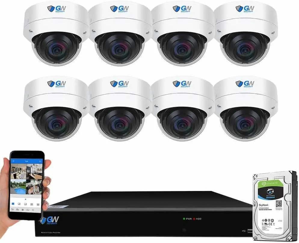 Eight wifi cameras with its controller